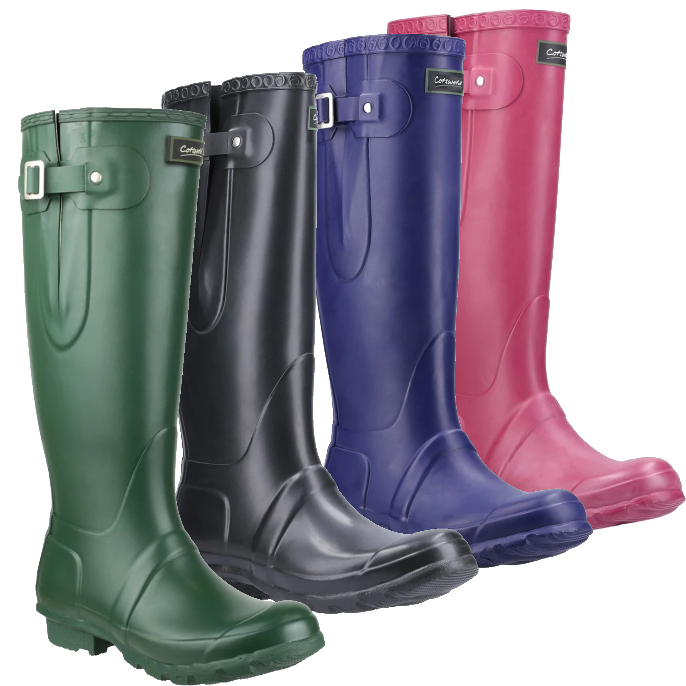 Mens/Womens Cotswold Windsor Tall Rubber Wellington Wellie Boots Sizes ...