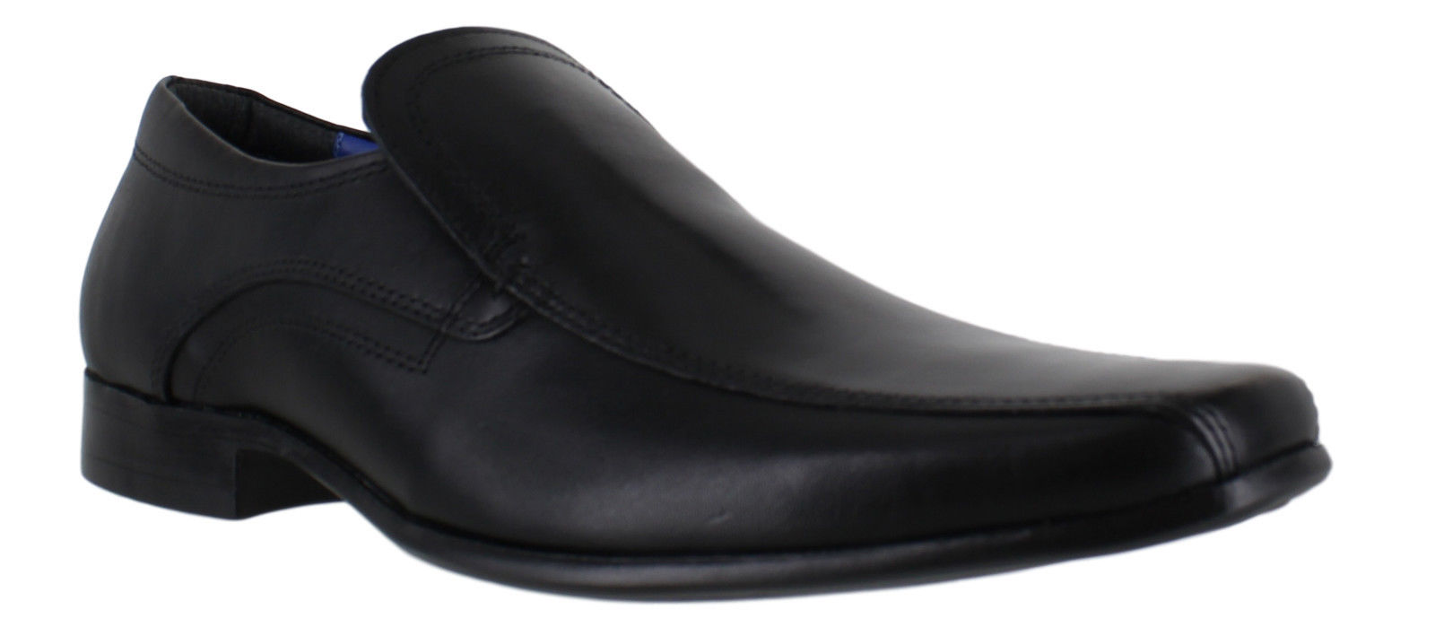 red tape black casual loafers