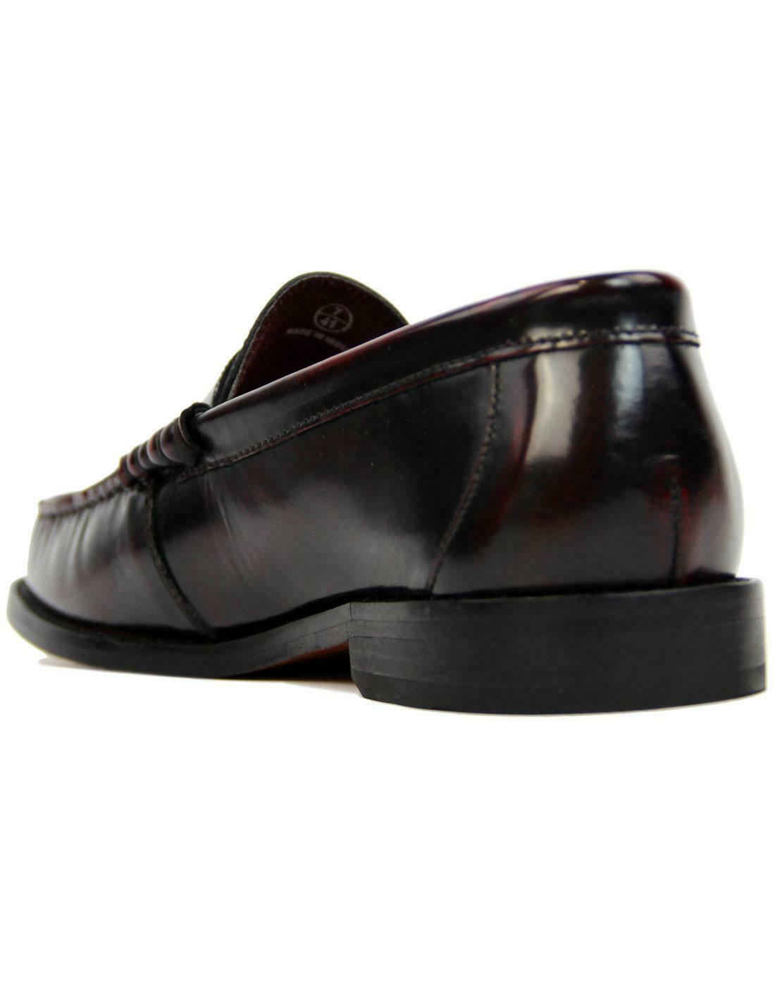 IKON Albion Mens Smart Casual Mod 60�s Leather Penny