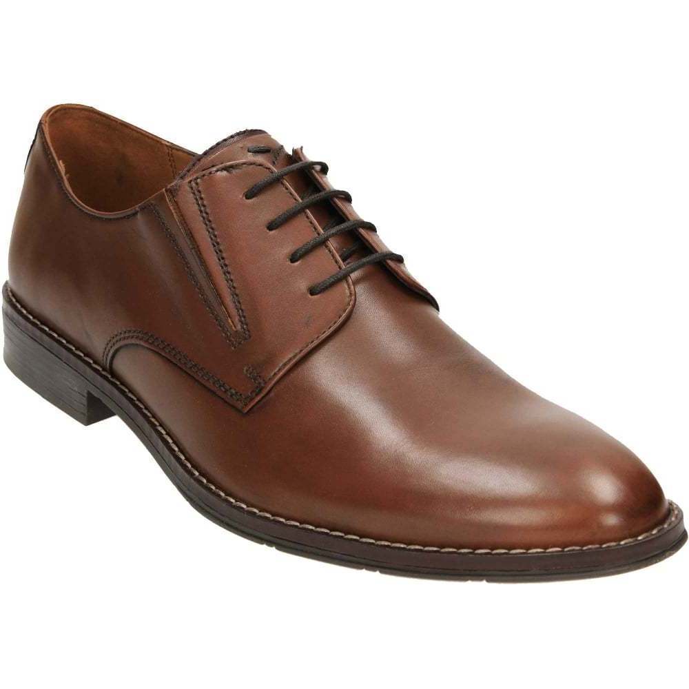 Mens Hush Puppies Bo Bronson Smart Lace Up Derby Leather Shoes Sizes 6 ...