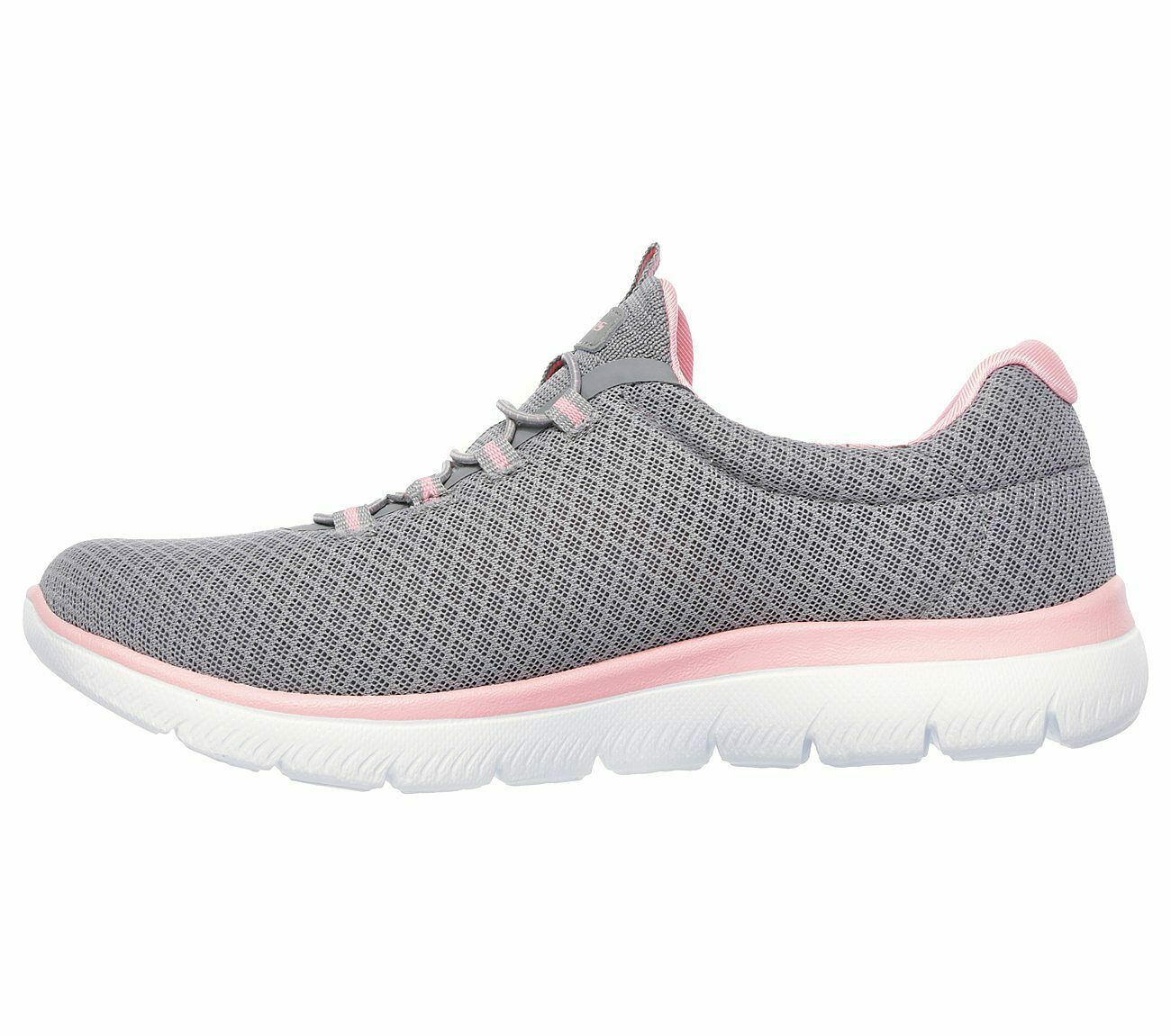 Womens Skechers Summits Memory Foam Sports Gym Slip On Trainers Sizes 3 to 9