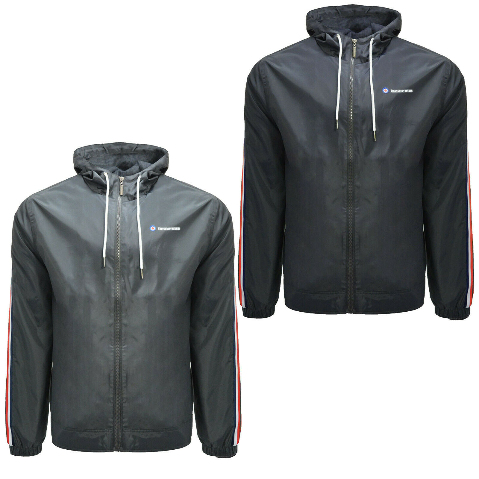 Mens Lambretta Tracksuit Top Jacket Zip Up Retro Jacket Coat Sizes M to 4XL