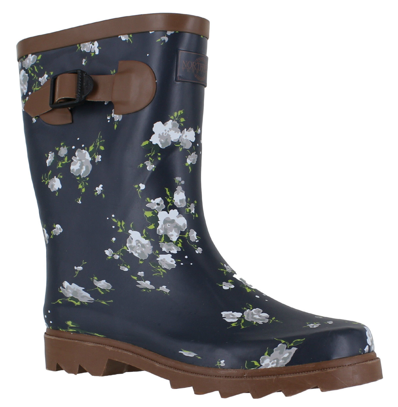 Short floral wellies