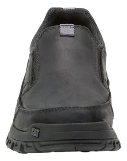 Caterpillar Threshold Herren Schwarz Slipper Freizeit Leder Sneaker Schuhe - Bild 3 von 6