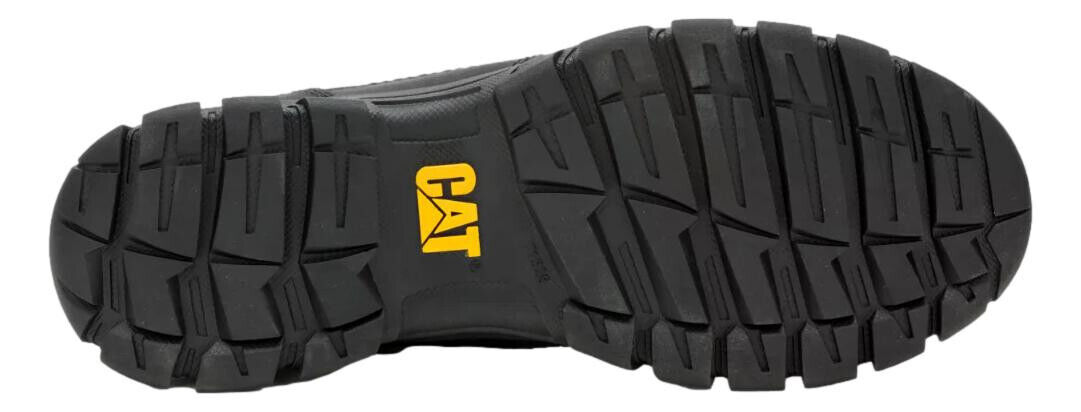 Caterpillar Threshold Herren Schwarz Slipper Freizeit Leder Sneaker Schuhe - Bild 5 von 6