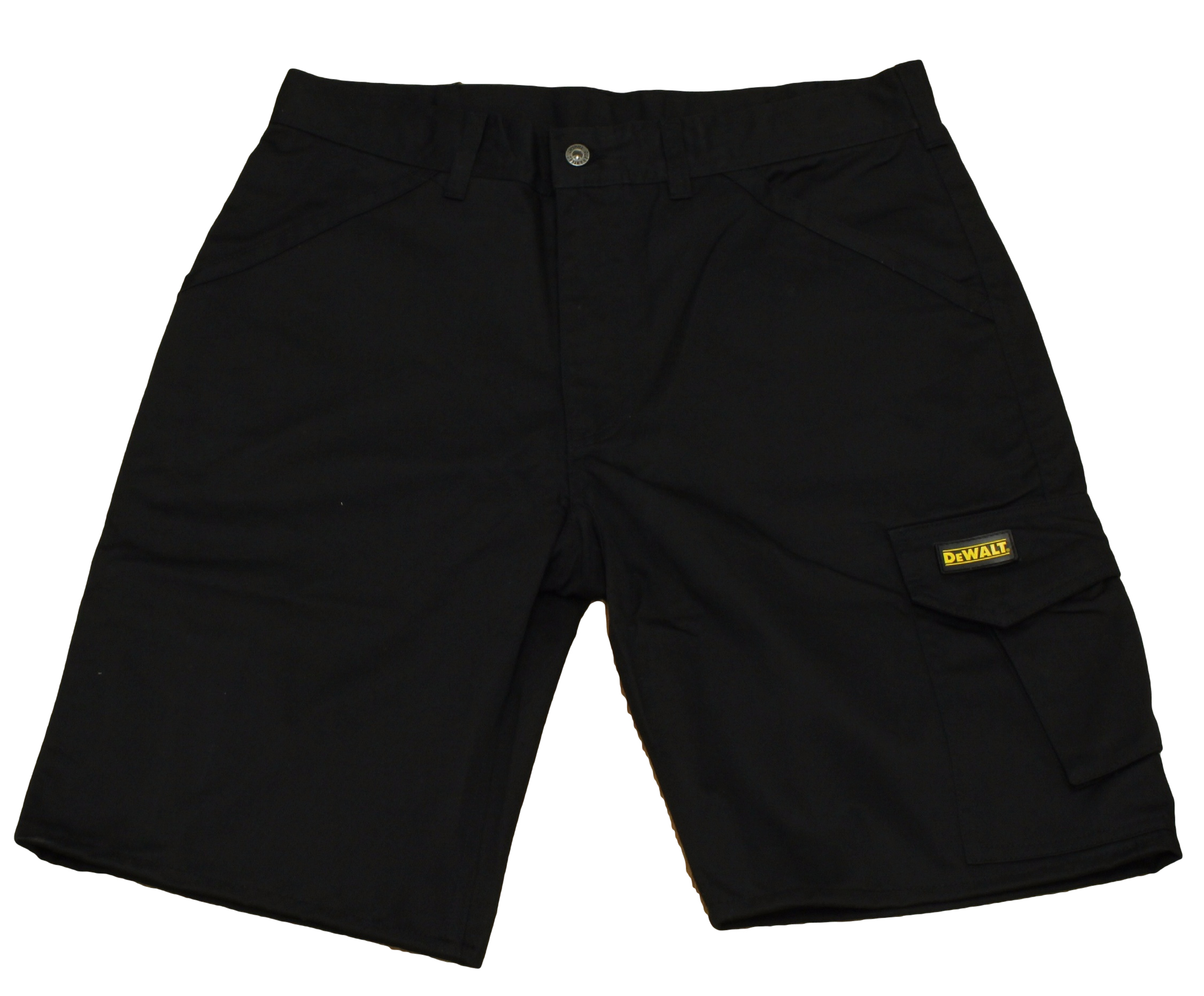 DeWalt Mens Black Casual Work Pockets Zip/Button Up Cargo Shorts | eBay