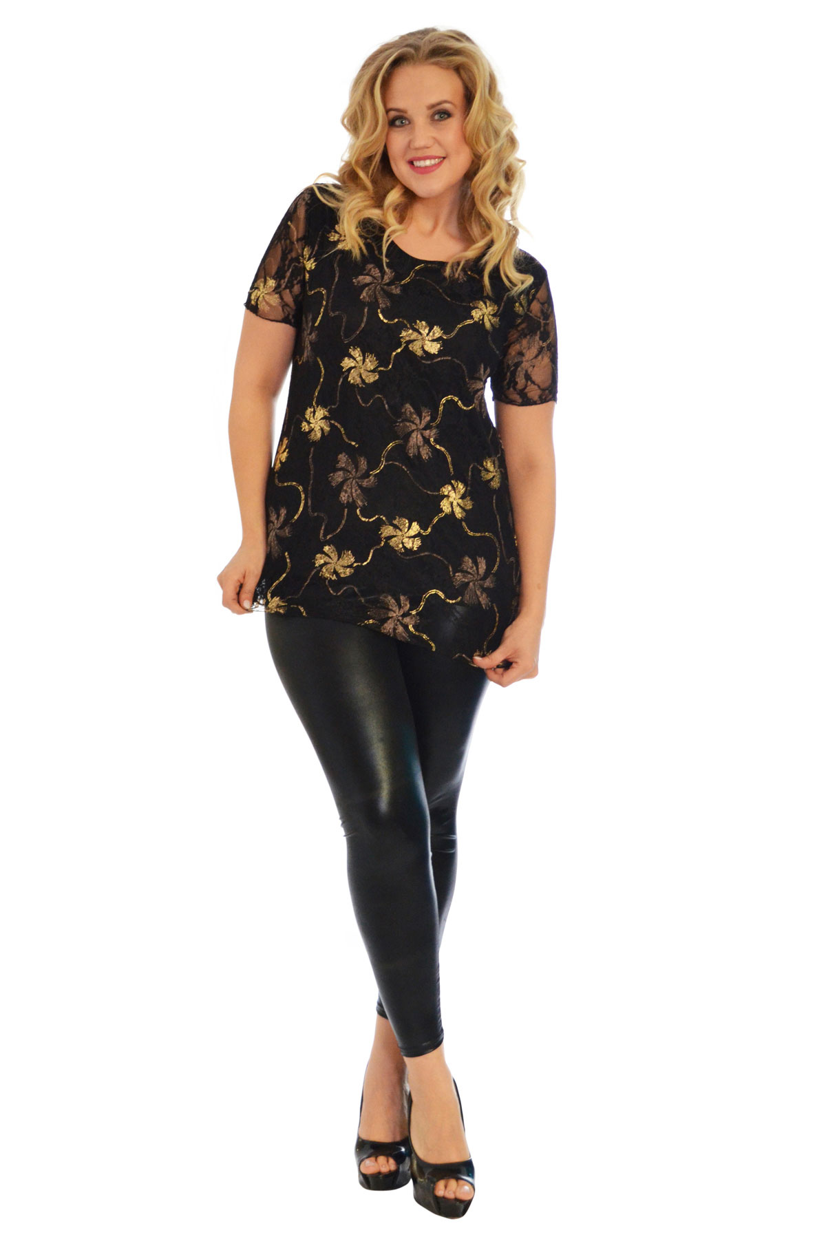 Womens sparkly tunic tops for leggings plus size