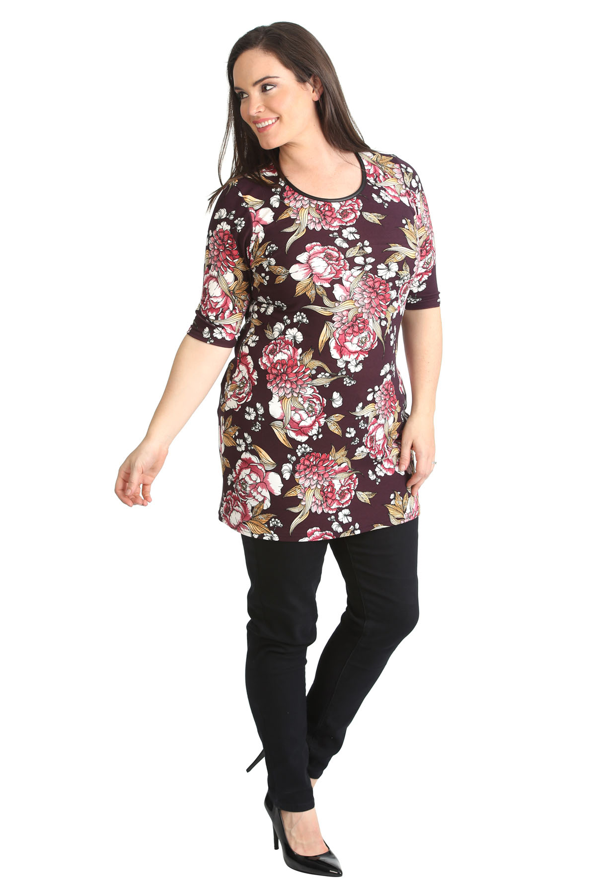 womens long tunic tops uk