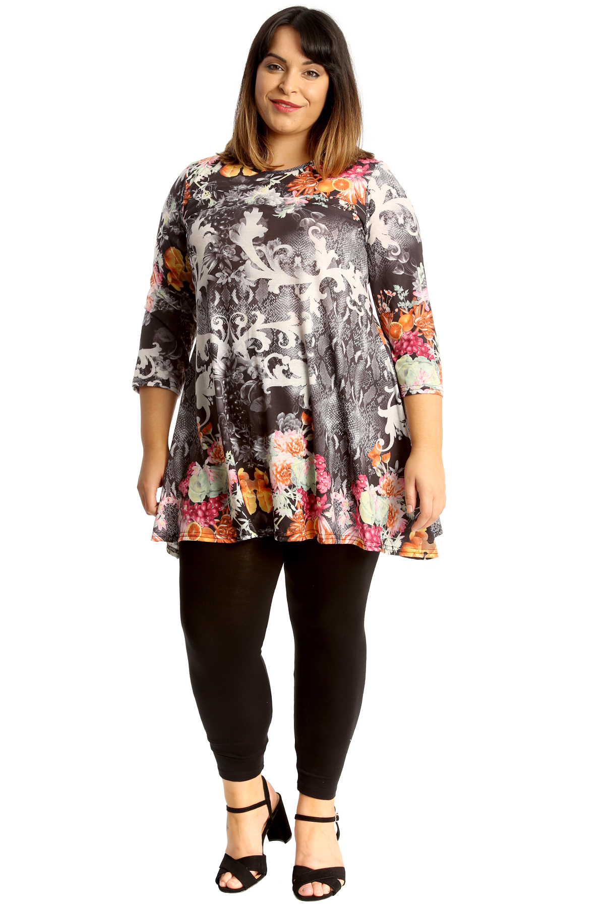 tie dye tunic plus size