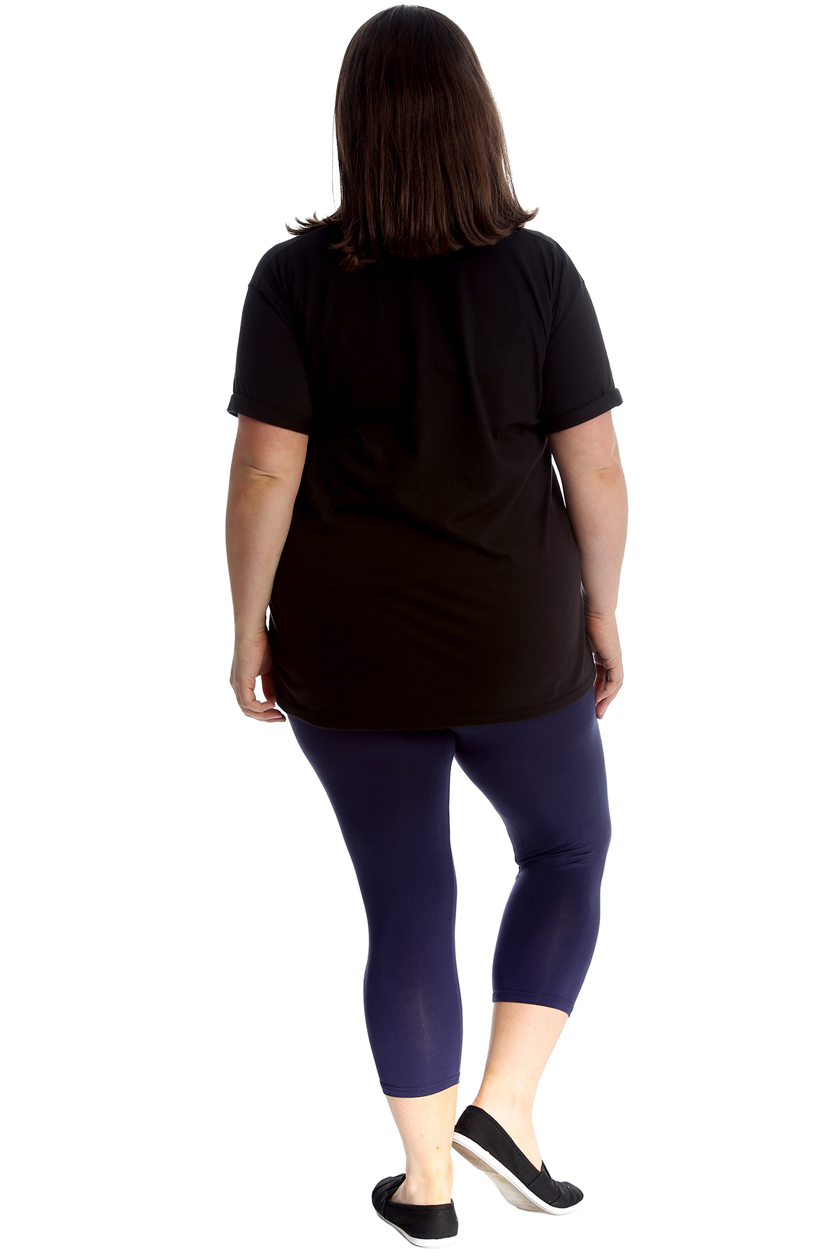 Nuevo mujeres más tamaño leggings Recortada Damas emoji Stud lengua Pantalones Pantalón Suave