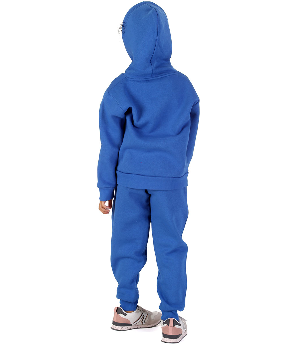 New Kids Tracksuit Fleece Overhead Hoodie Jogging Bottoms Drawstring Cuffed Warm - Picture 31 of 56