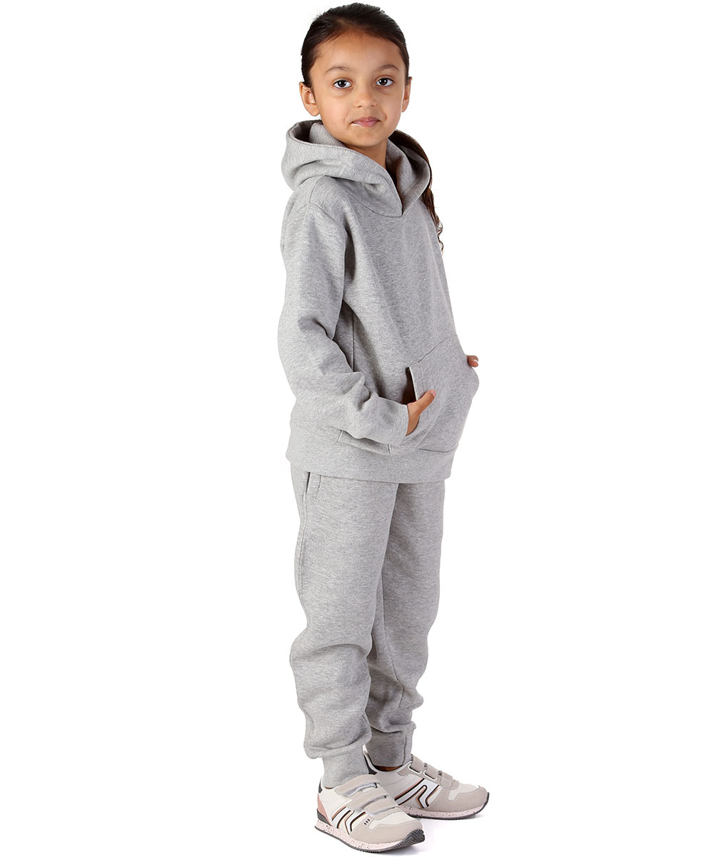 New Kids Tracksuit Fleece Overhead Hoodie Jogging Bottoms Drawstring Cuffed Warm - Picture 48 of 56