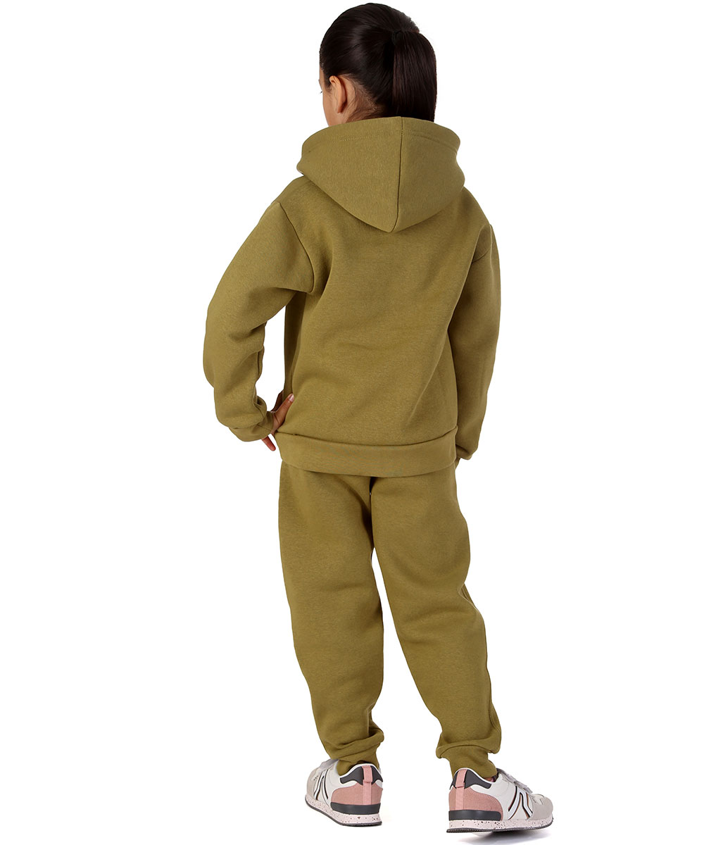 New Kids Tracksuit Fleece Overhead Hoodie Jogging Bottoms Drawstring Cuffed Warm - Picture 53 of 56