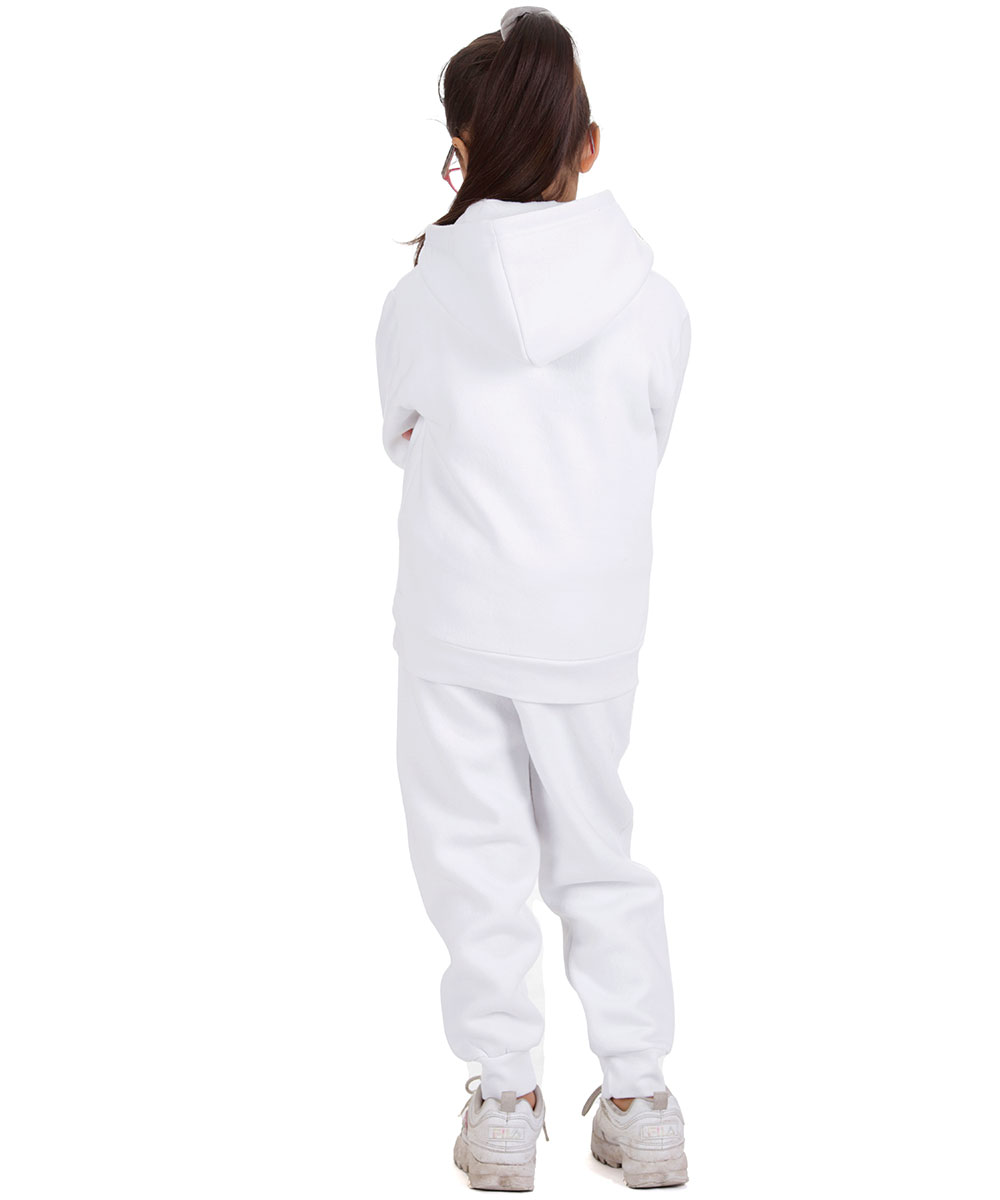 New Kids Tracksuit Fleece Overhead Hoodie Jogging Bottoms Drawstring Cuffed Warm - Picture 27 of 56