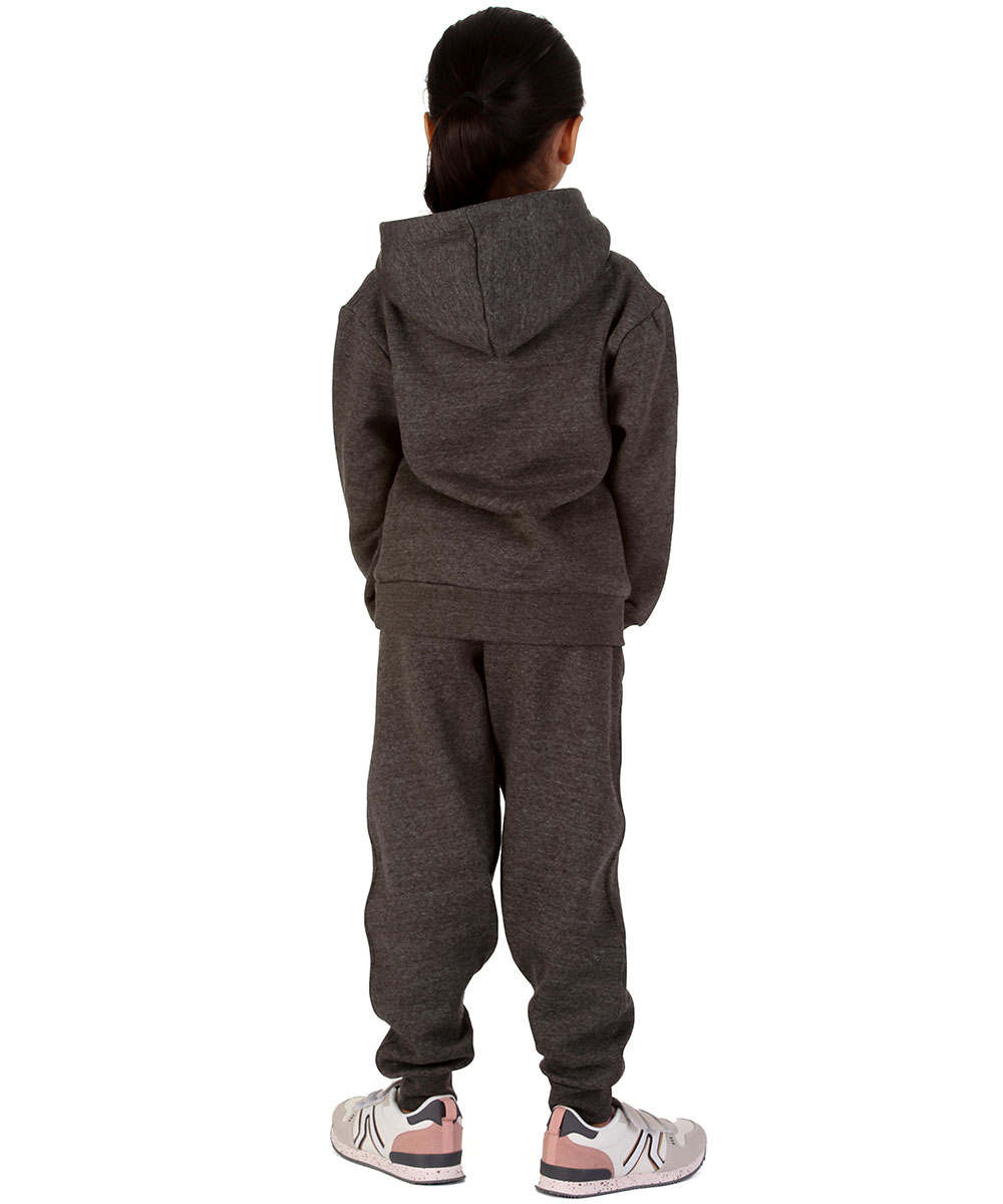 New Kids Tracksuit Fleece Overhead Hoodie Jogging Bottoms Drawstring Cuffed Warm - Picture 18 of 56