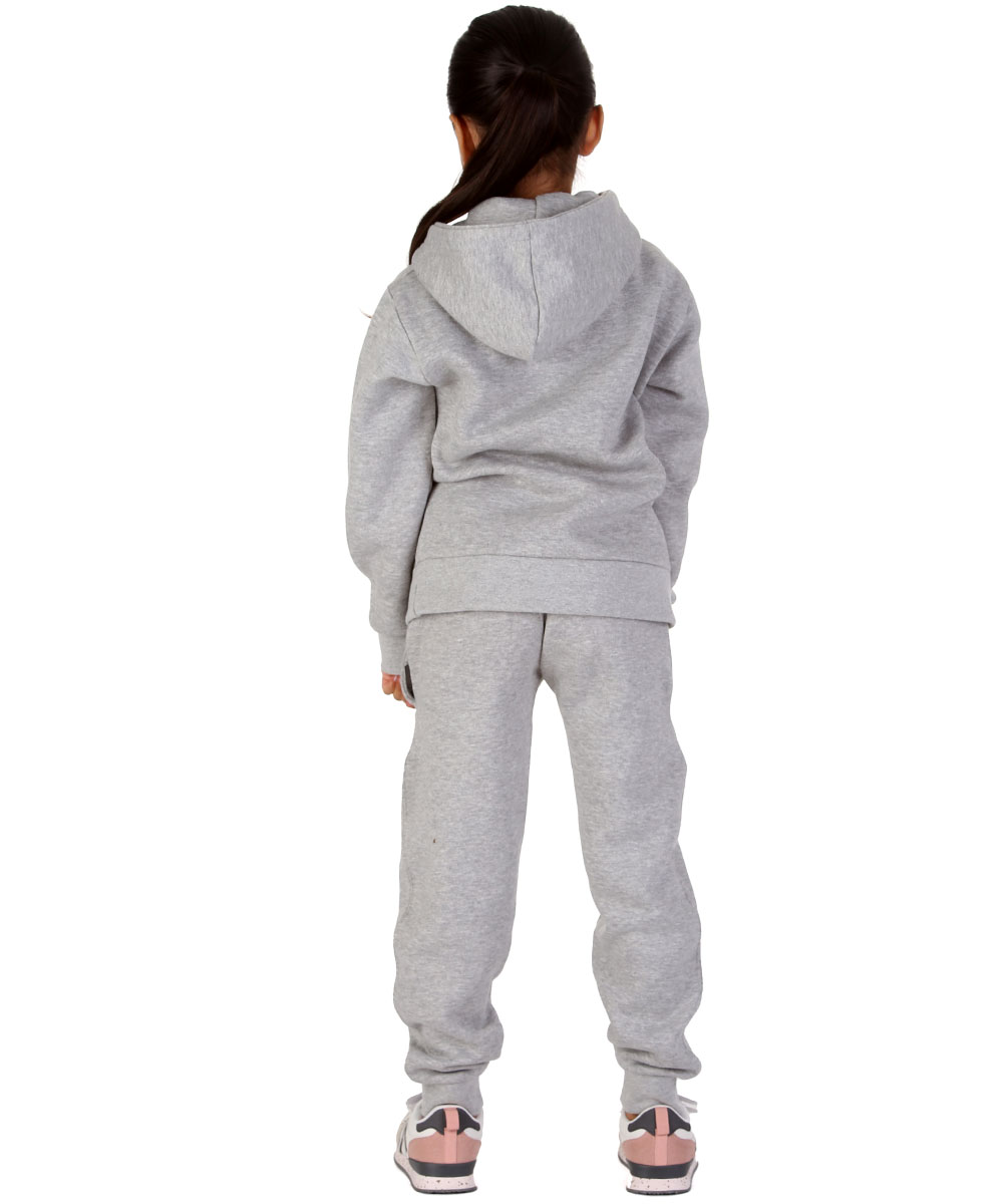 New Kids Tracksuit Fleece Overhead Hoodie Jogging Bottoms Drawstring Cuffed Warm - Picture 49 of 56