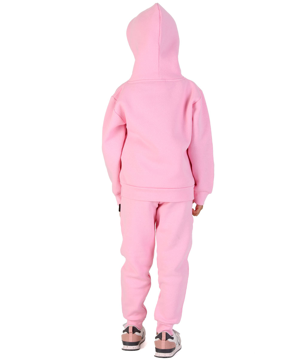 New Kids Tracksuit Fleece Overhead Hoodie Jogging Bottoms Drawstring Cuffed Warm - Picture 39 of 56