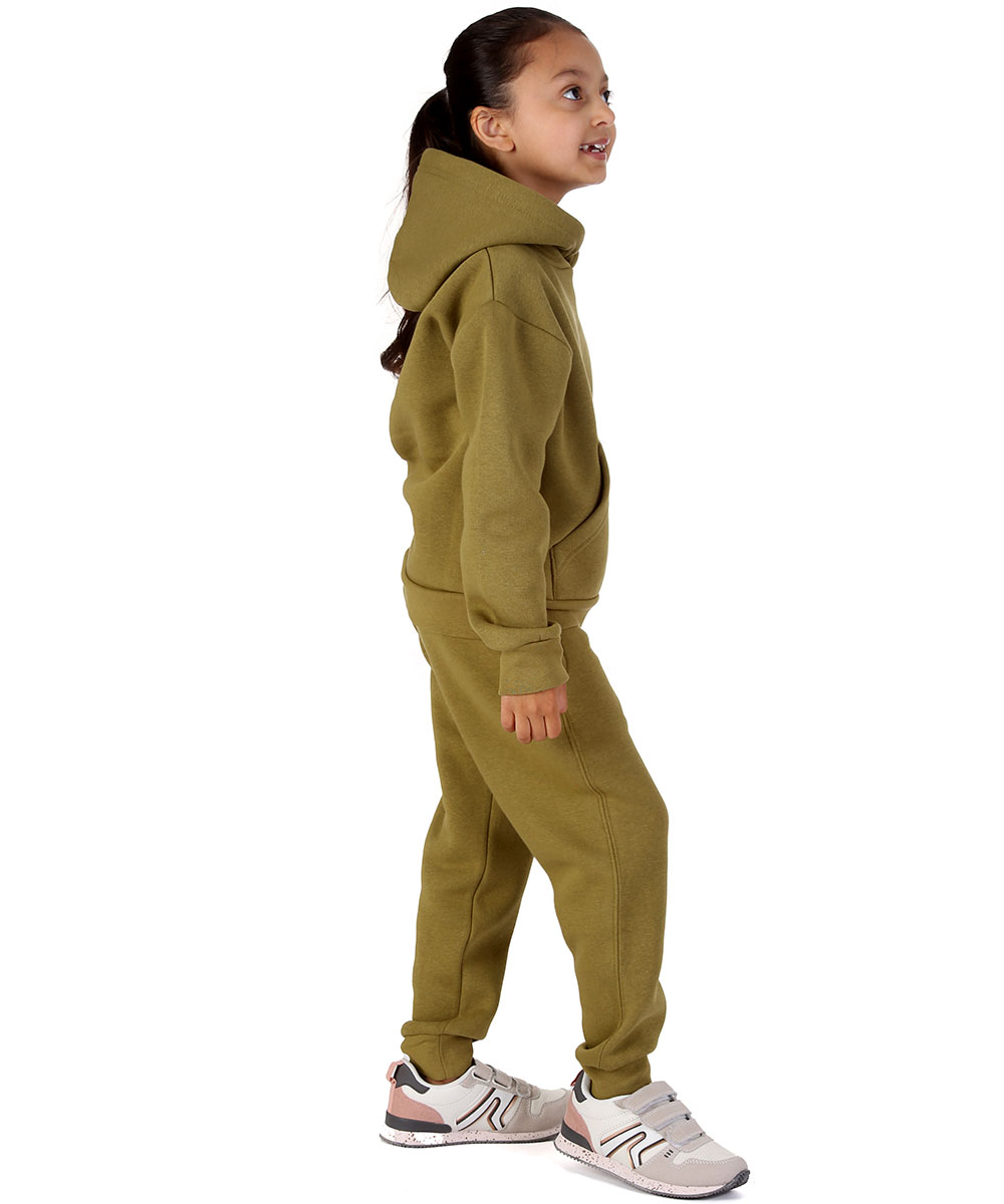 New Kids Tracksuit Fleece Overhead Hoodie Jogging Bottoms Drawstring Cuffed Warm - Picture 52 of 56