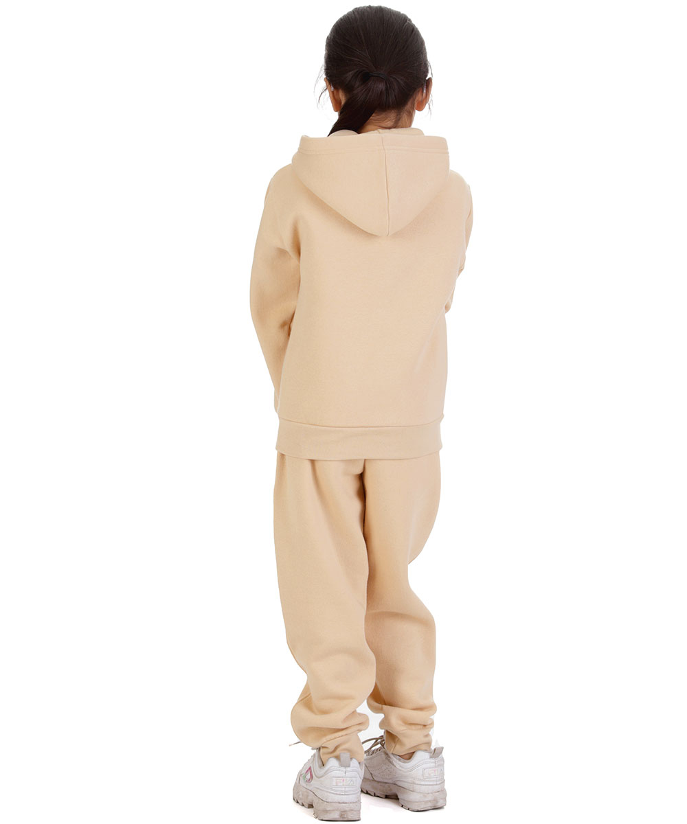 New Kids Tracksuit Fleece Overhead Hoodie Jogging Bottoms Drawstring Cuffed Warm - Picture 46 of 56