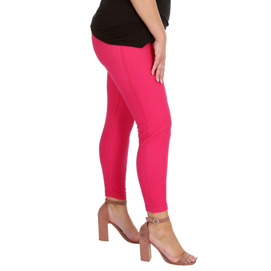 Nouvelle Women Plus Size Full Length Soft Stretchable Leggings Elasticated Waist - Picture 11 of 47