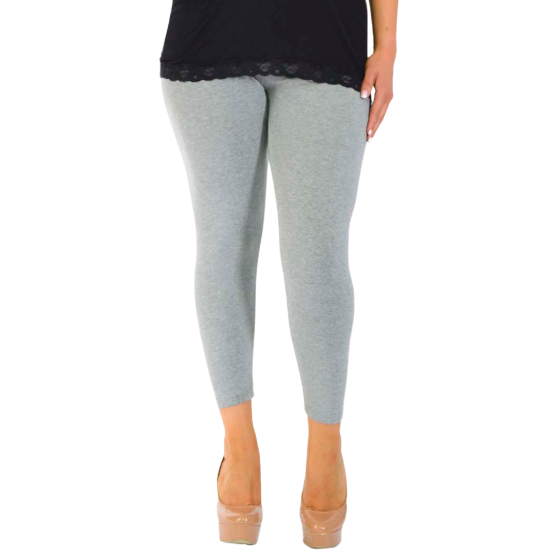 Nouvelle Women Plus Size Full Length Soft Stretchable Leggings Elasticated Waist - Picture 20 of 47