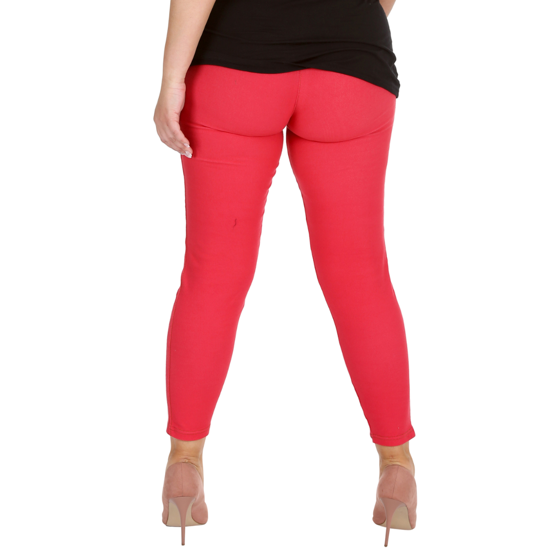 Nouvelle Women Plus Size Full Length Soft Stretchable Leggings Elasticated Waist - Picture 26 of 47