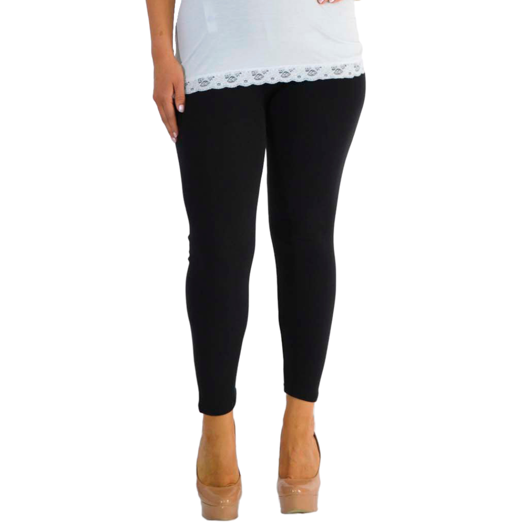Nouvelle Women Plus Size Full Length Soft Stretchable Leggings Elasticated Waist - Picture 3 of 47