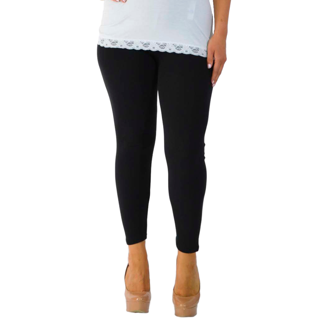 Nouvelle Women Plus Size Full Length Soft Stretchable Leggings Elasticated Waist - Picture 5 of 47