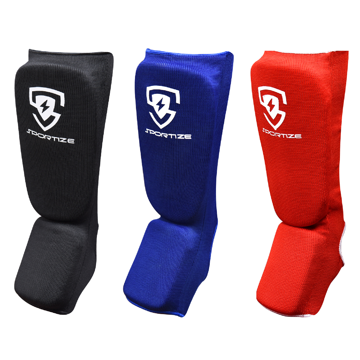 Evo Elastic MMA Shin Insteps guards Martial arts Kick Boxing Muay Thai Leg Pads