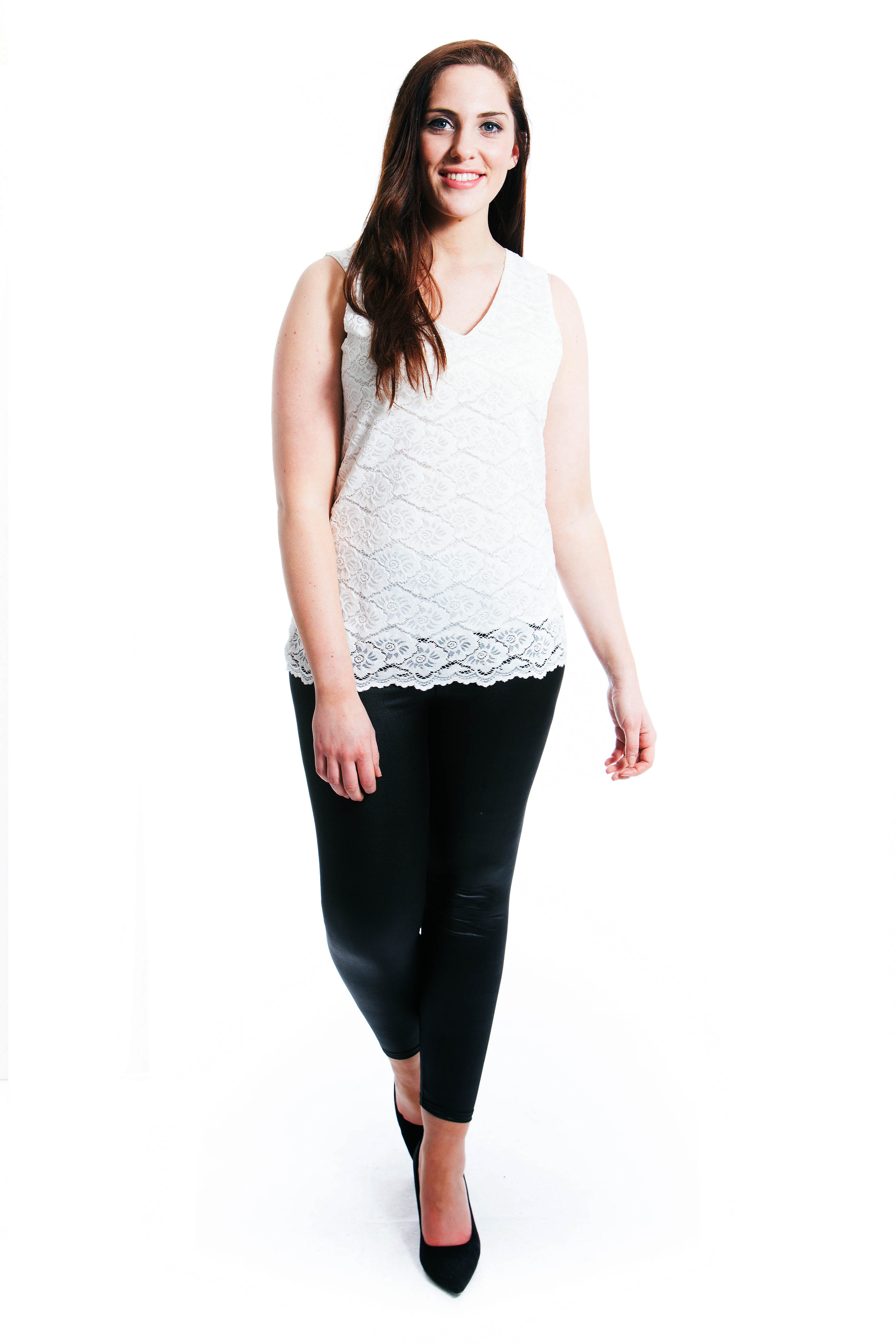 Womens Top Ladies Camisole Lace Floral Sleeveless Tank Top Plus Size Nouvelle