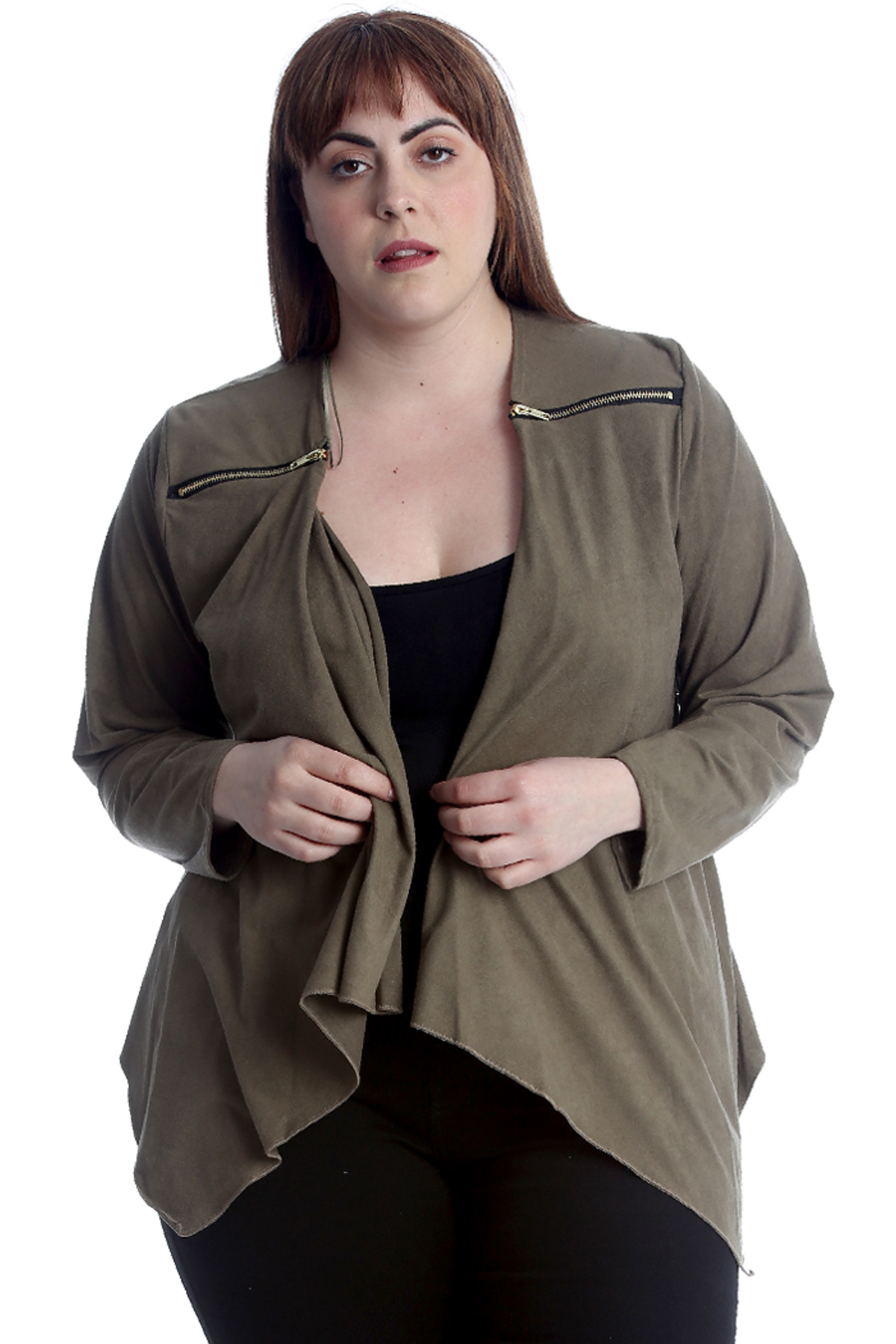 suede cardigan womens