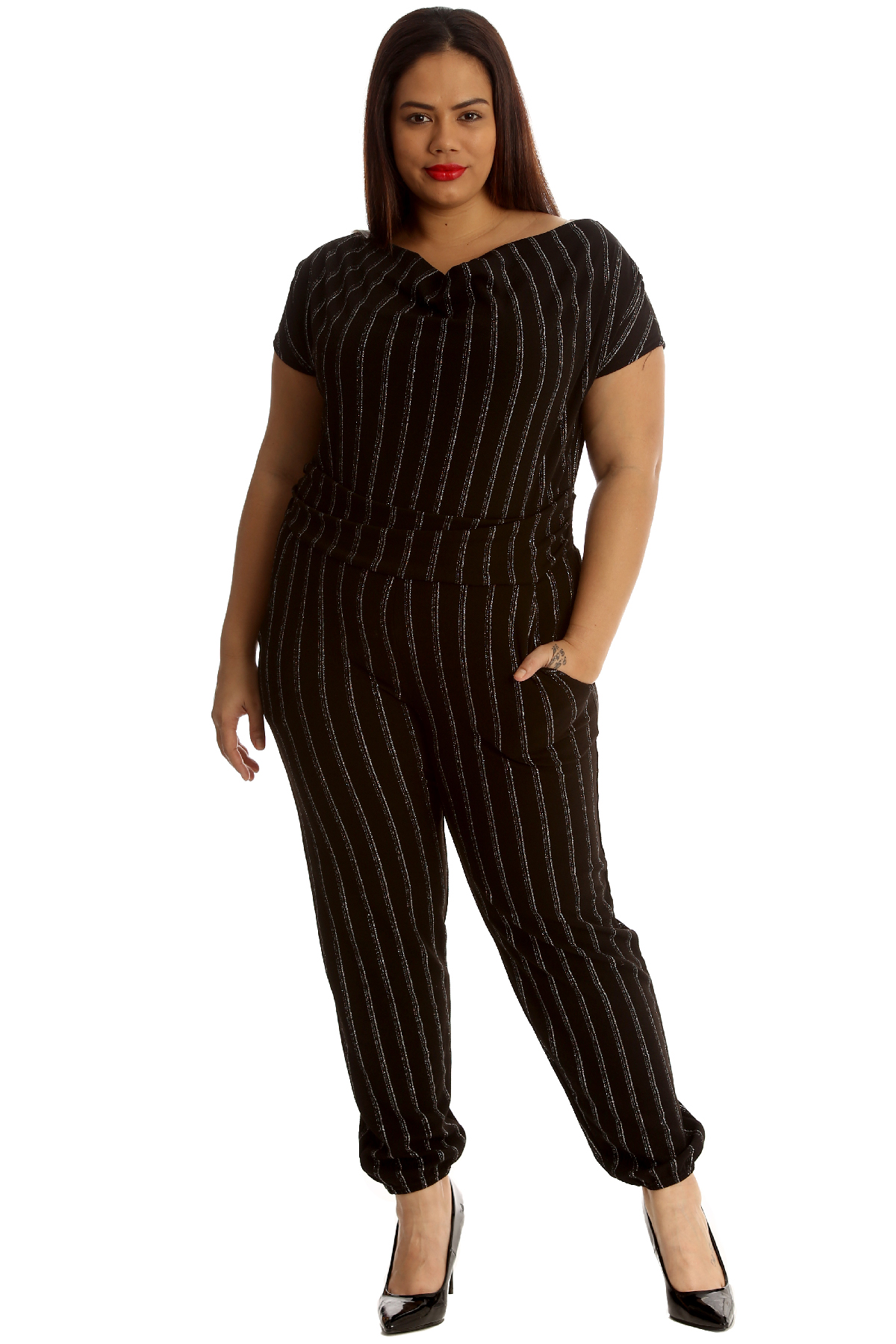 jumpsuit for plus size ladies