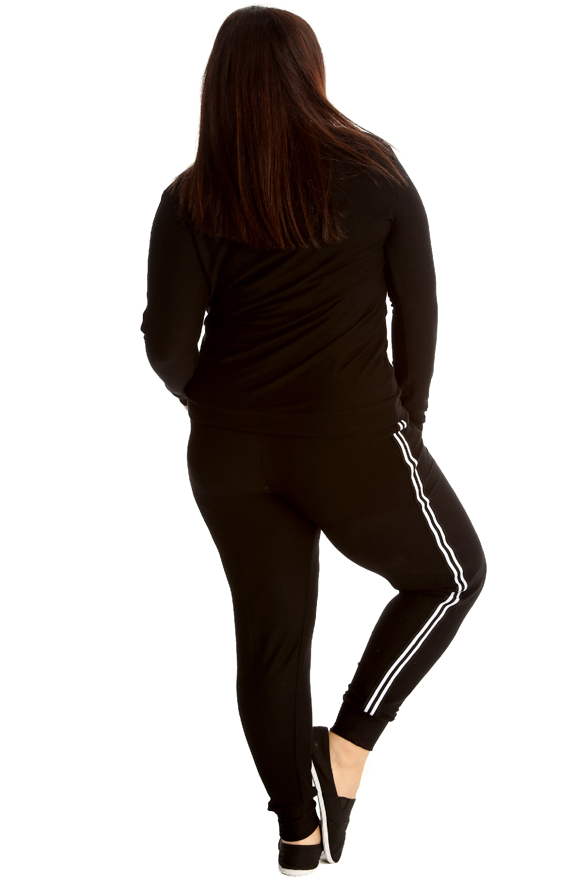 open cuff tracksuit bottoms