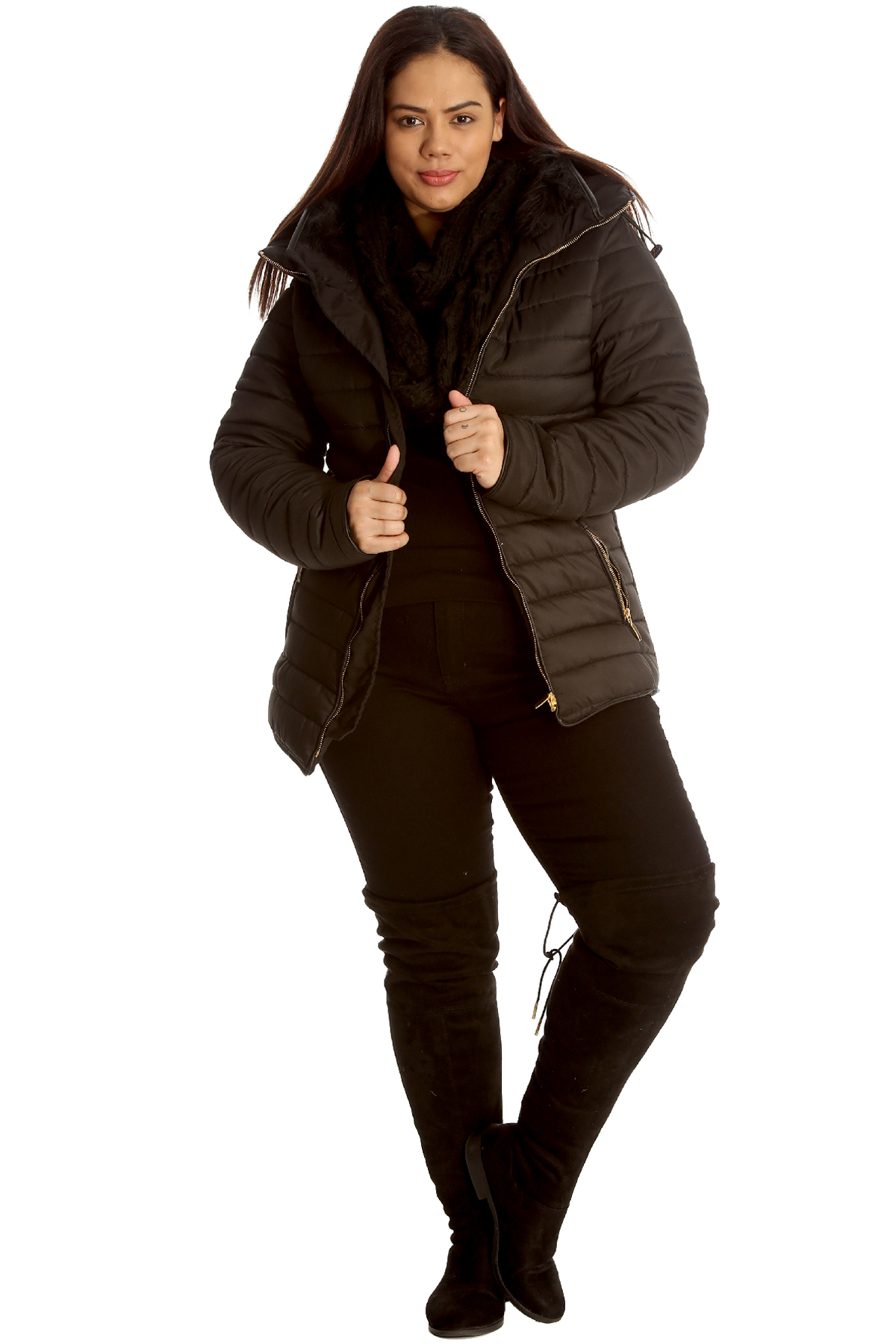 Red quilted vest for women size 7 size