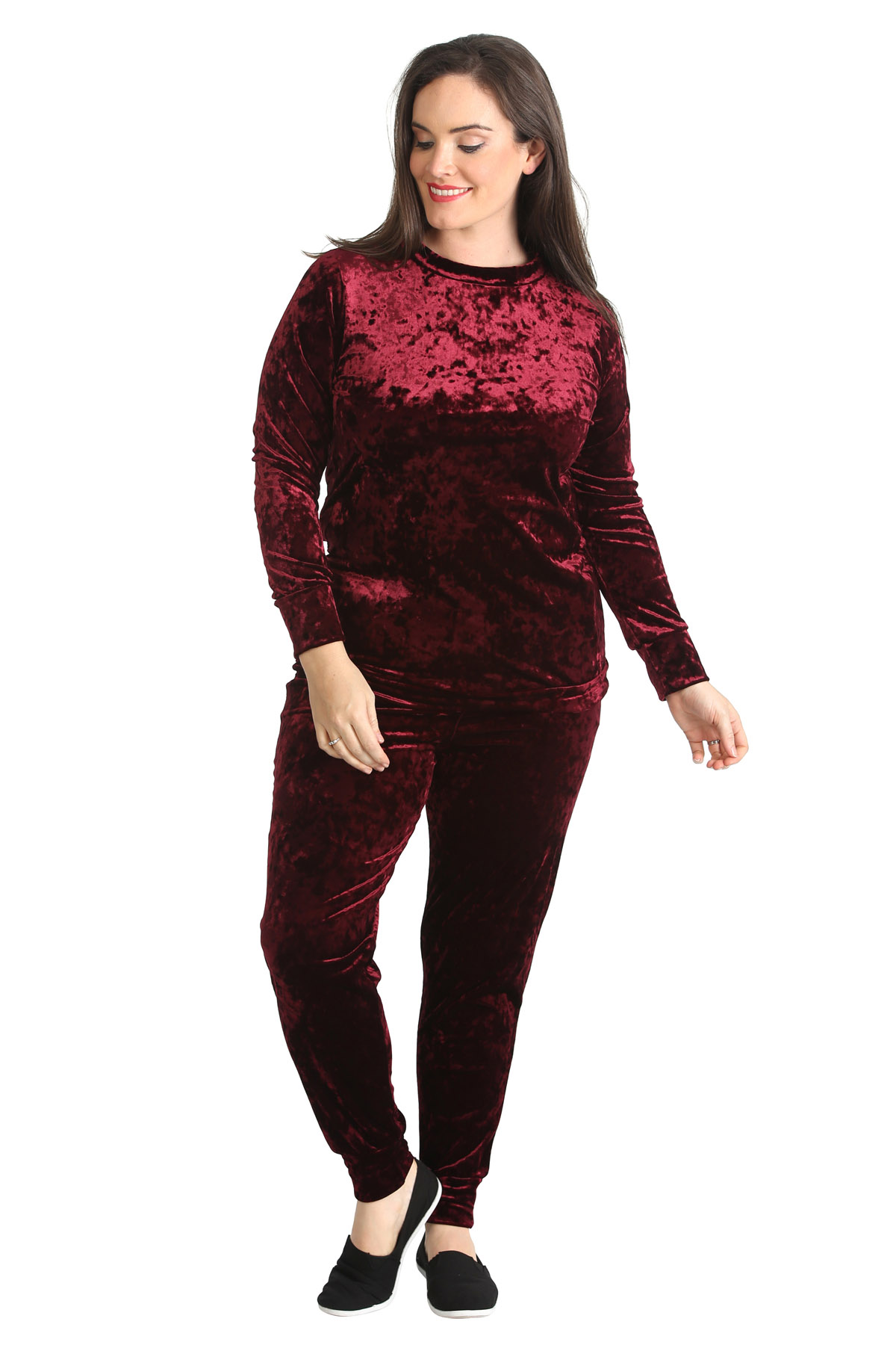 plus size velour sweatsuit