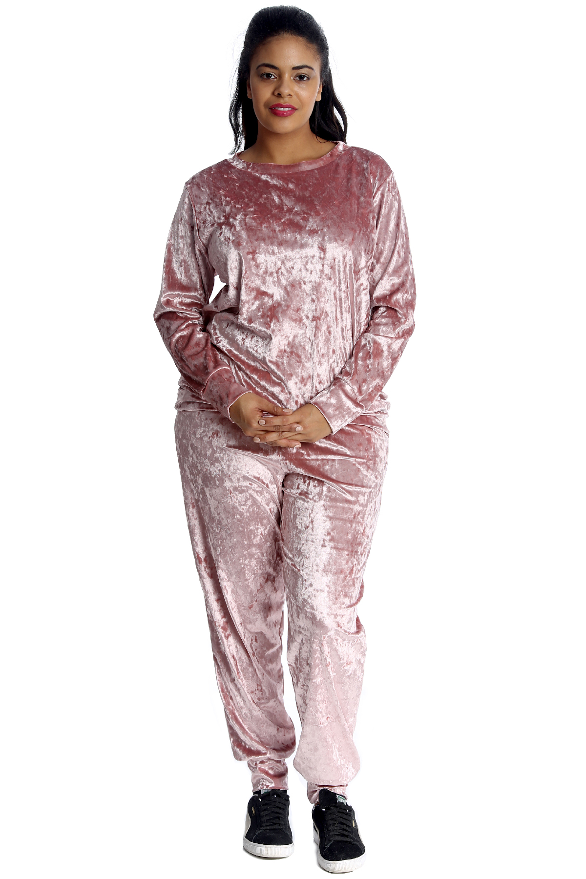 plus size velvet sweatsuit