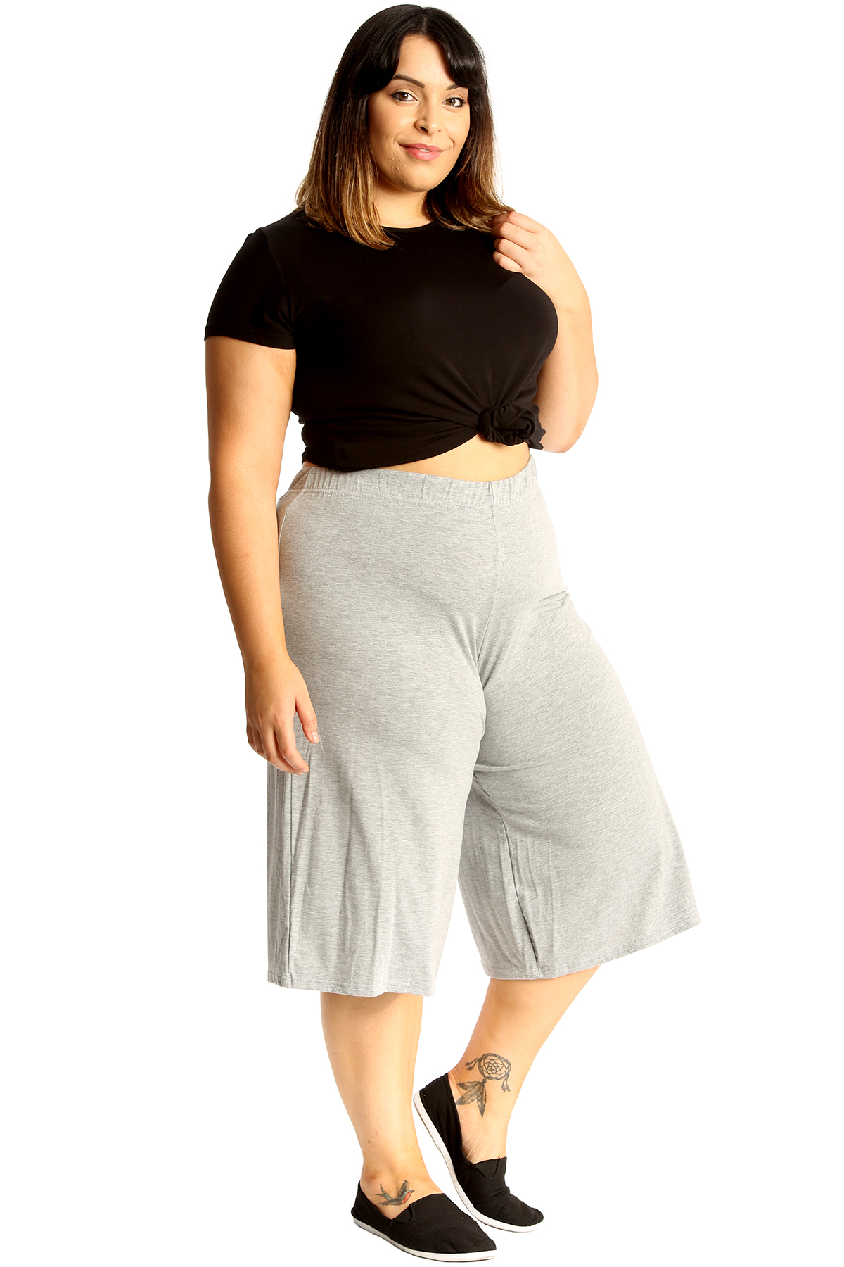 plus size culotte jumpsuit