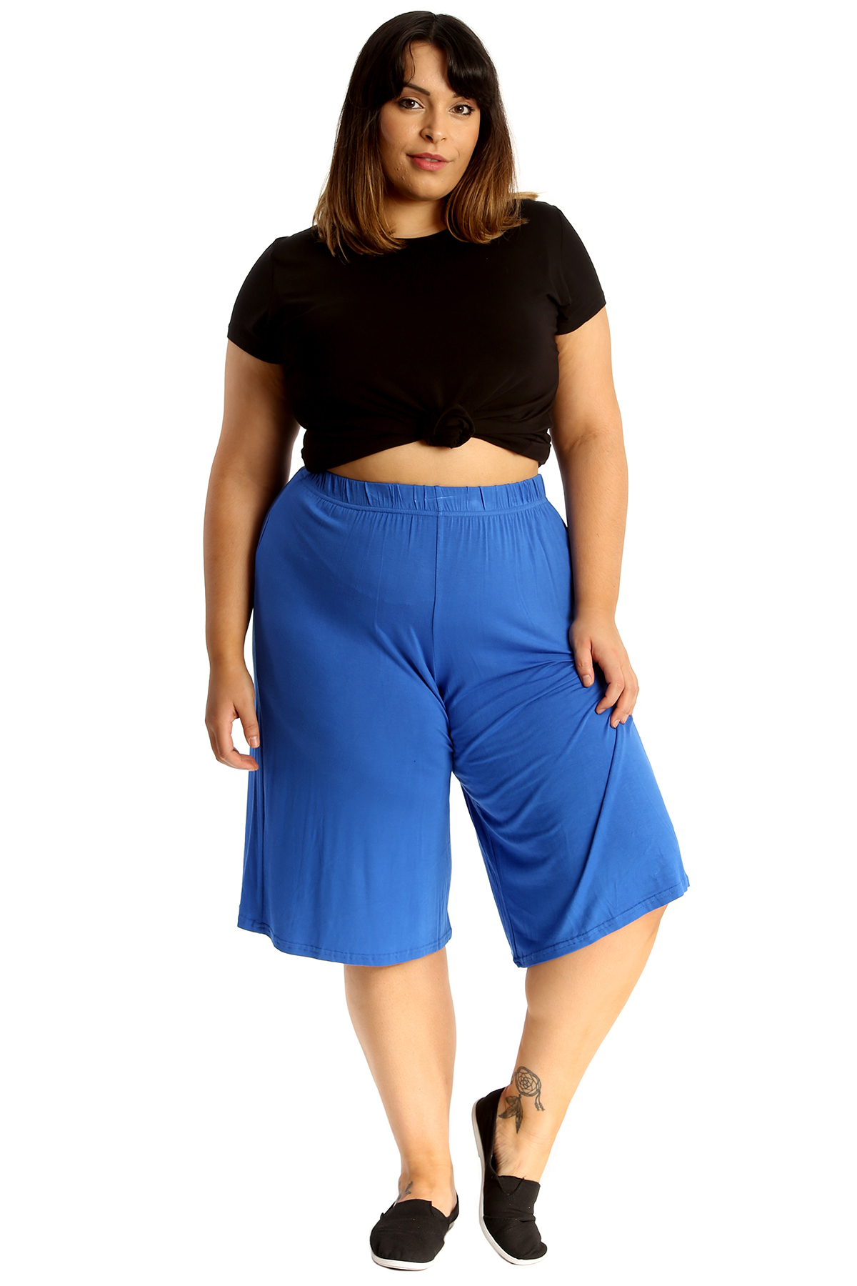 plus size culotte jumpsuit