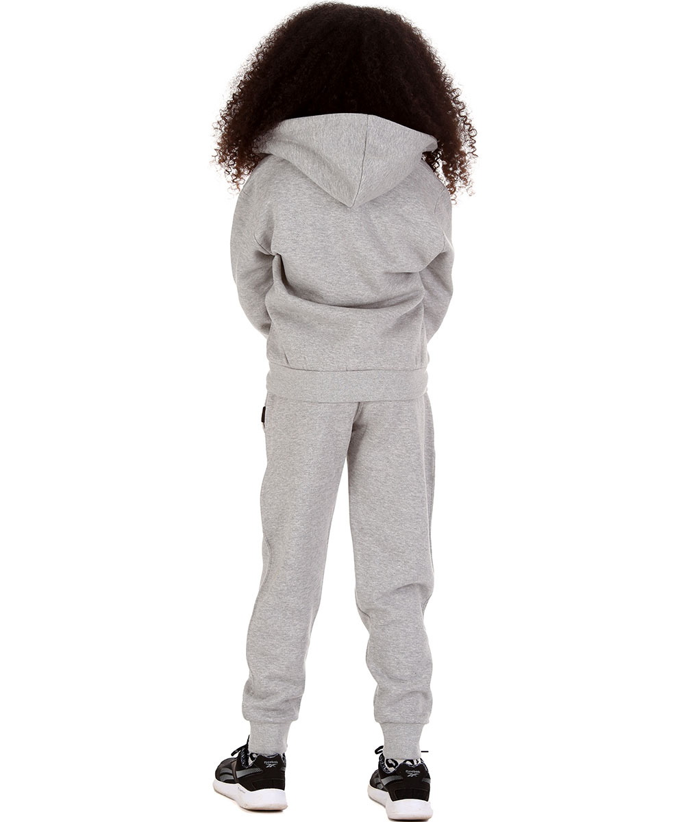New Kids Tracksuit Fleece Zip up Hoodie Jogging Bottoms Drawstring Cuffed Warm - Picture 46 of 51