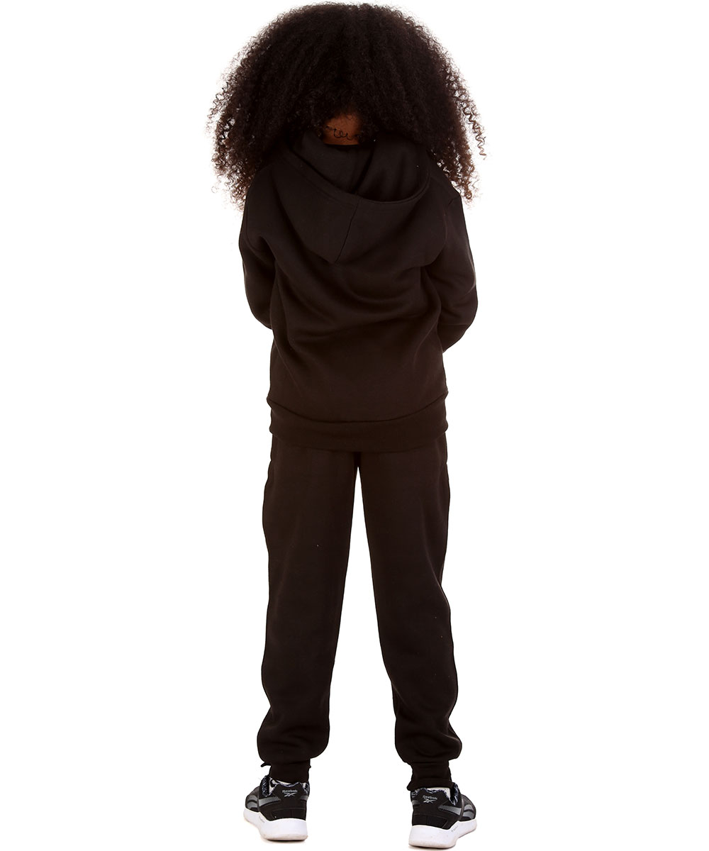 New Kids Tracksuit Fleece Zip up Hoodie Jogging Bottoms Drawstring Cuffed Warm - Picture 10 of 51