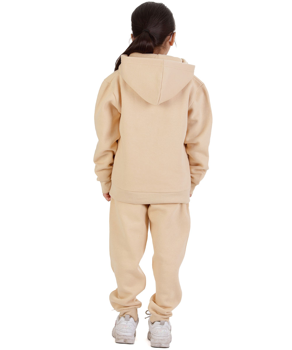 New Kids Tracksuit Fleece Zip up Hoodie Jogging Bottoms Drawstring Cuffed Warm - Picture 42 of 51