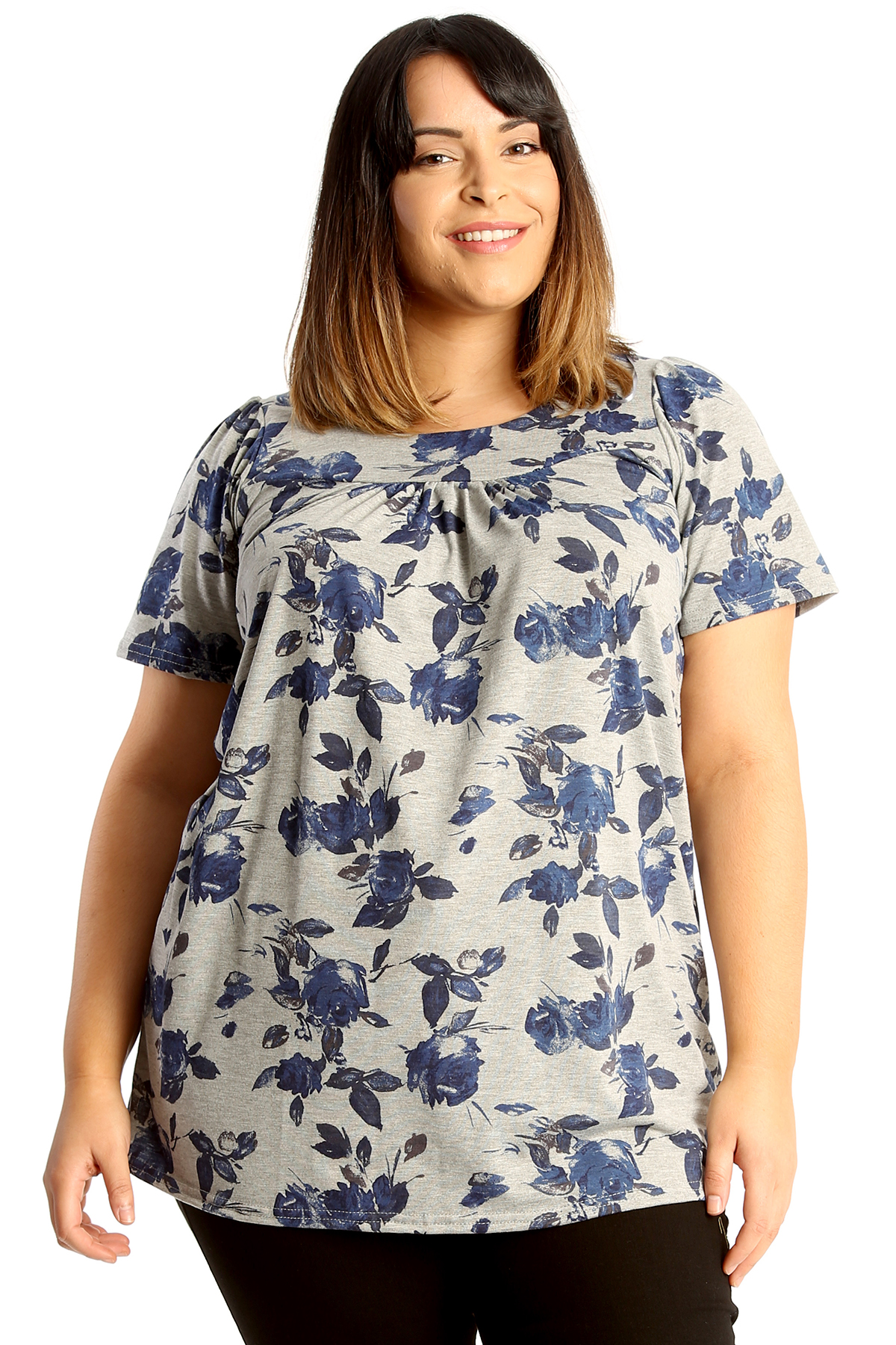 women's plus size smock tops