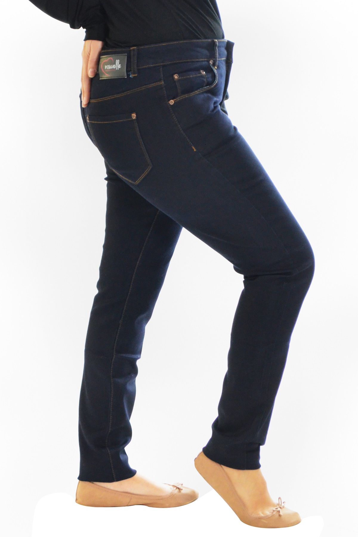 ladies jeans with side pockets size