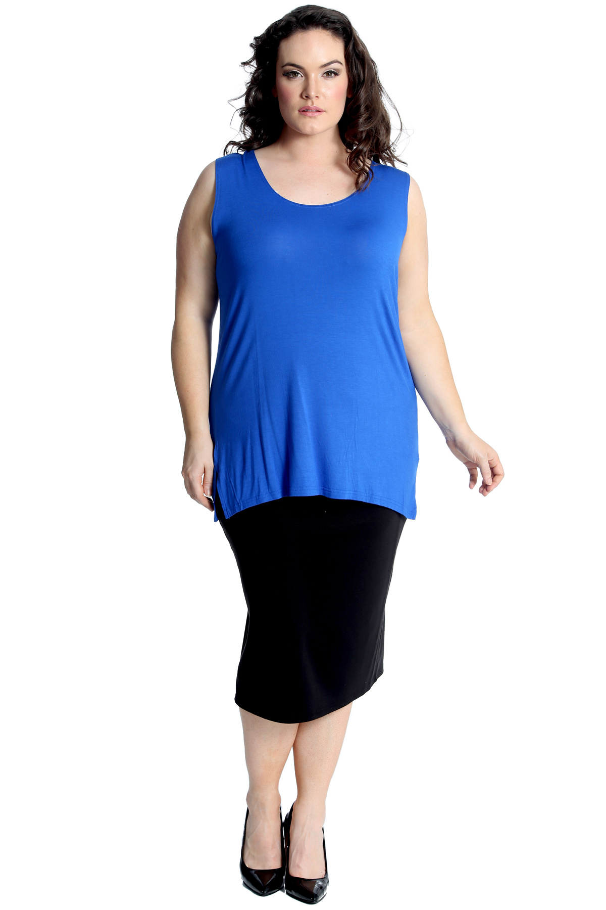 new-womens-plus-size-vest-ladies-plain-top-sleeveless-camisole-tunic