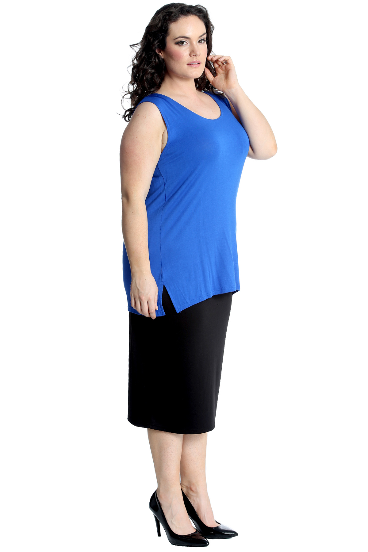 new-womens-plus-size-vest-ladies-plain-top-sleeveless-camisole-tunic