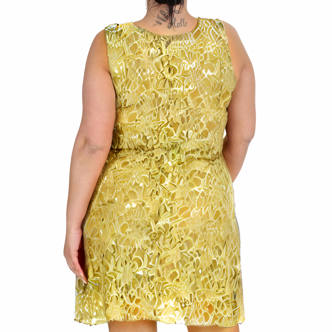 Nouvelle Plus Size Women Stylish Flapper Lace Style Dress with Sequin Detailing - Picture 30 of 33