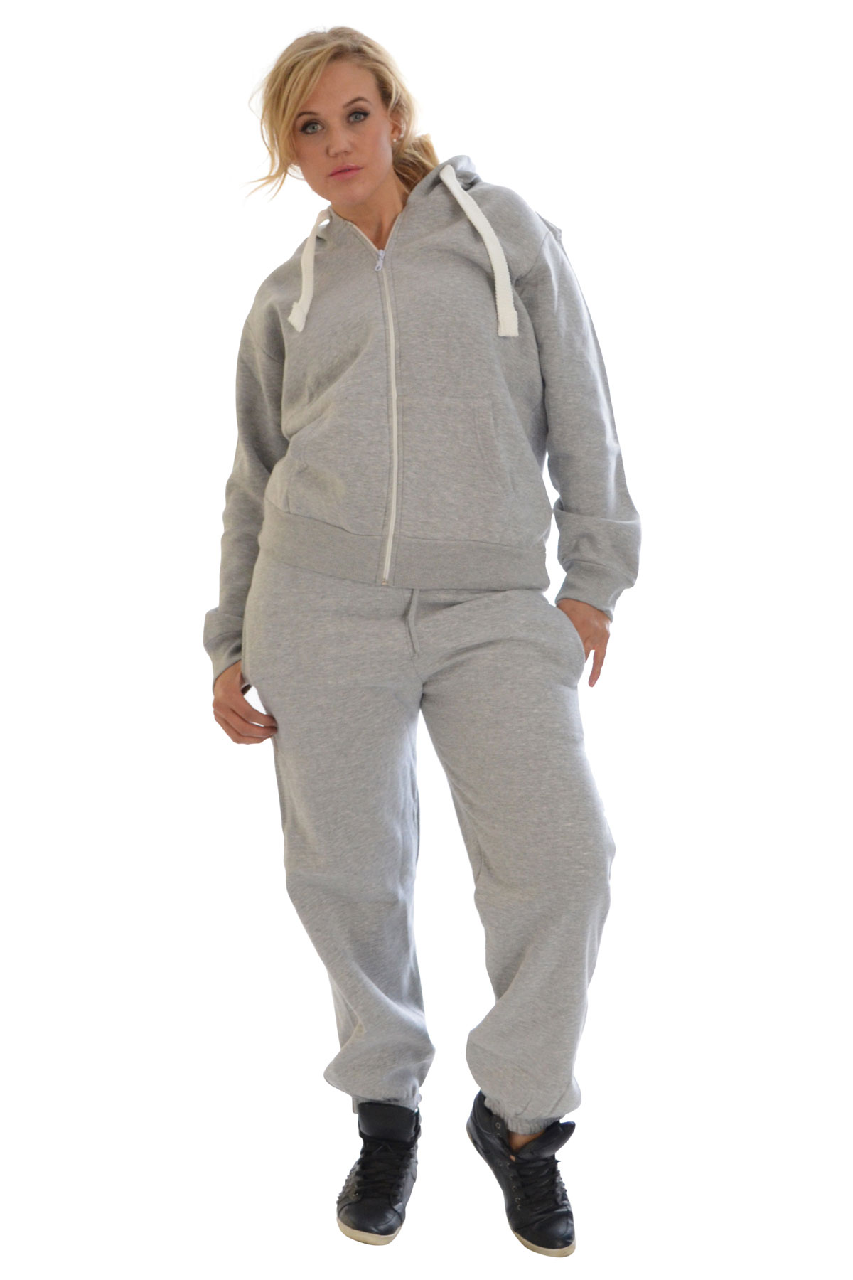 Nouvelle Plus Size Women Ladies Elastic Waistband Full length - Fleece Joggers - Picture 11 of 15