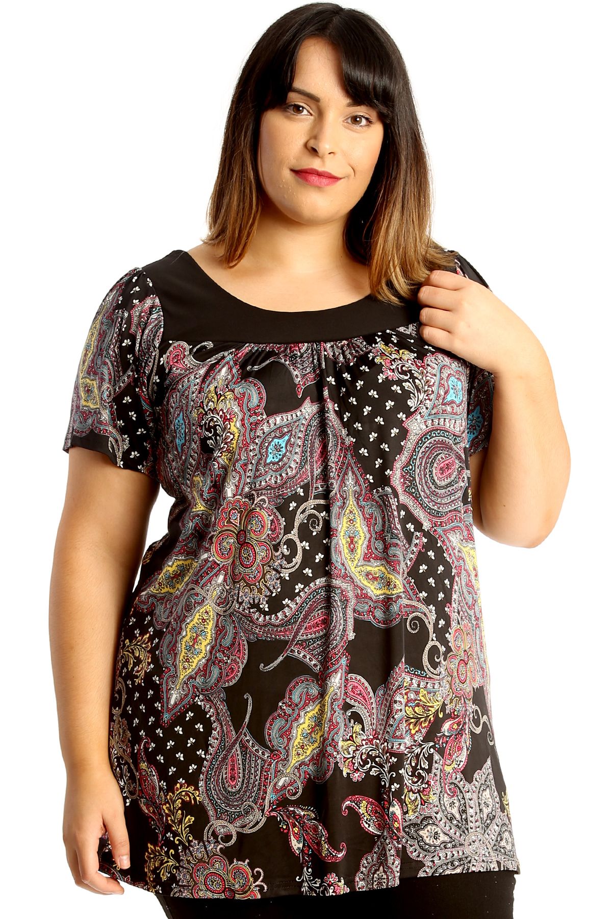 women's plus size smock tops
