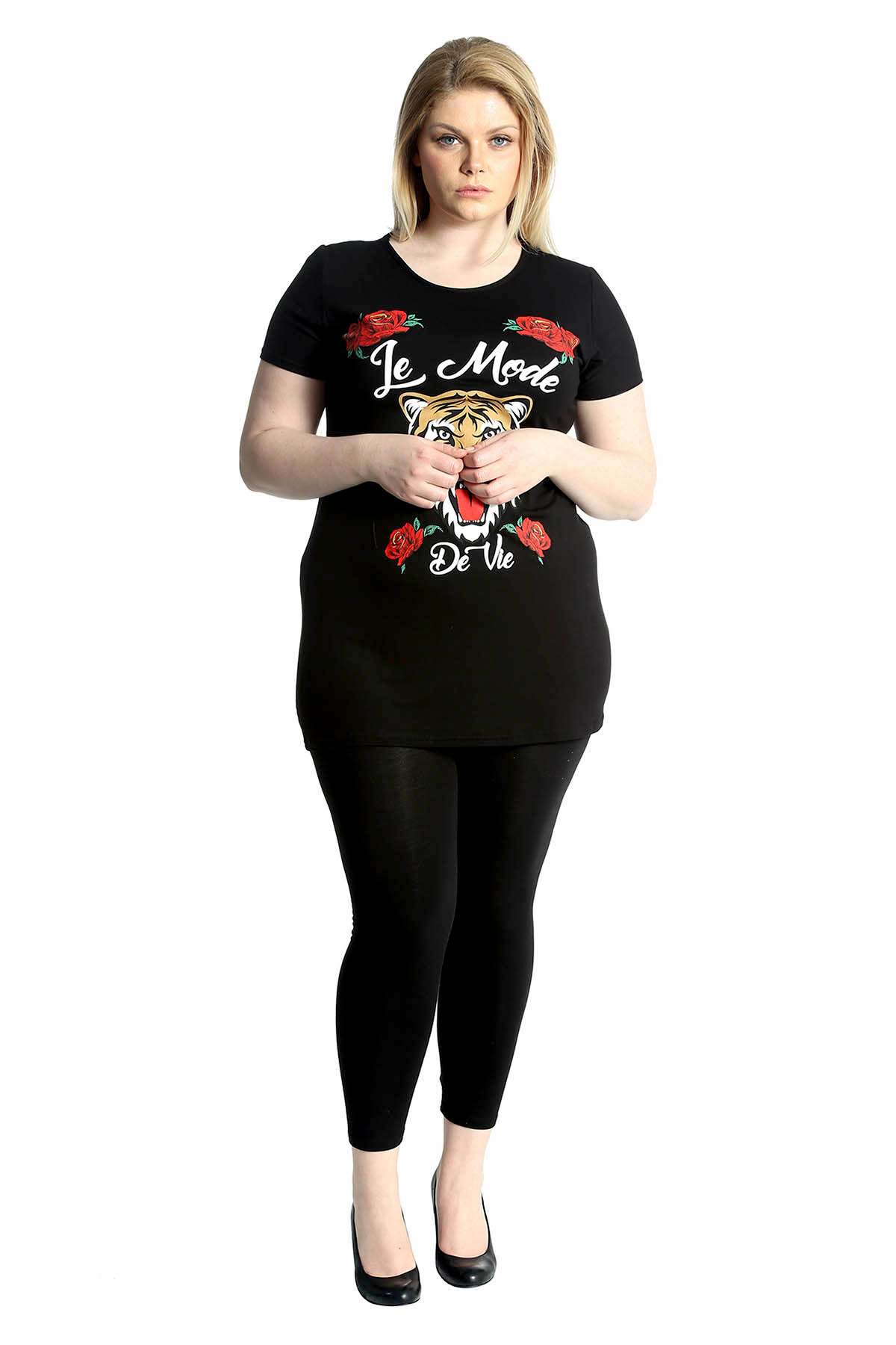 plus size tiger shirt