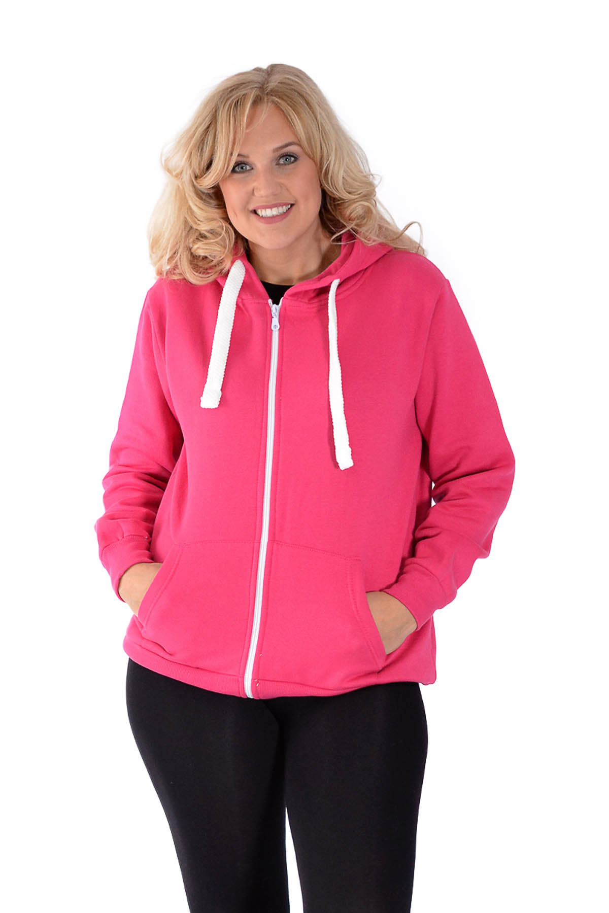 plus size plain hoodies